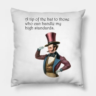 Top Hat Tip-Off Pillow