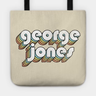 George Jones - Retro Rainbow Letters Tote