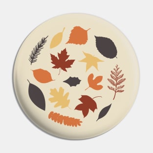 Autumn Leaves of NC Pin