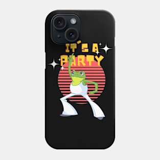 Party Frog, 70s Retro Phone Case