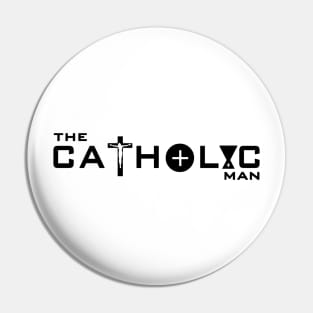 The Catholic Man black Pin