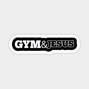 Gym And Jesus Magnet