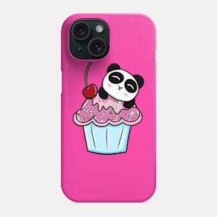 Panda cupcake Phone Case