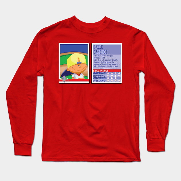 pablo sanchez backyard baseball shirt