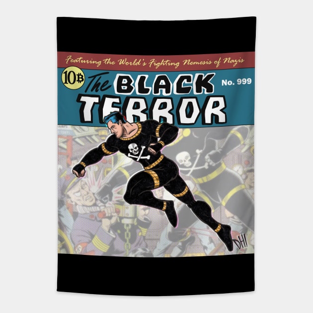 The Black Terror Tapestry by Doc Multiverse Designs