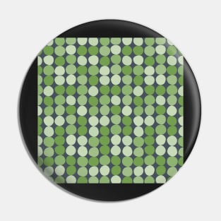 Midcentury Modern Dots - Indigo and Green Palette Pin