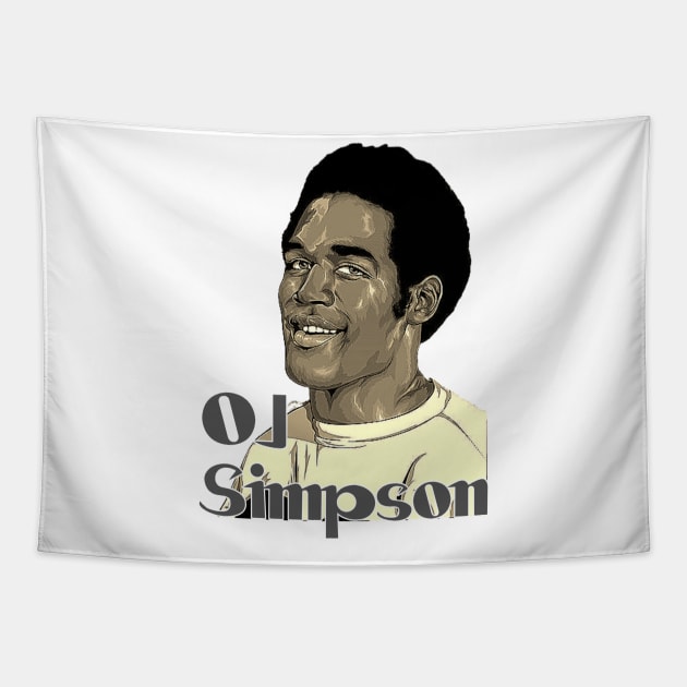 OJ Simpson Tapestry by Light Up Glow 