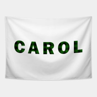 Carol (Green Plaid) Tapestry