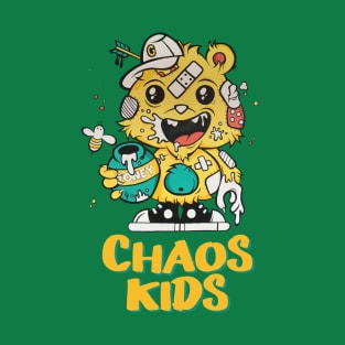 Chaos Kids Cute Funny Baby Bear Child Birthday Costume Gift T-Shirt