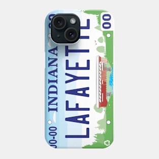 Lafayette Indiana License Plate Phone Case