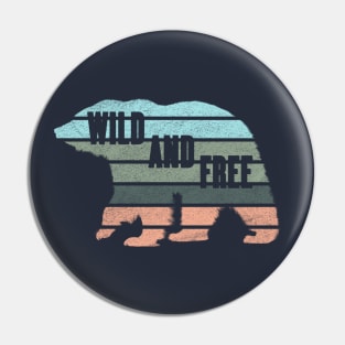 Nature Lovers - Wild and Free Pin