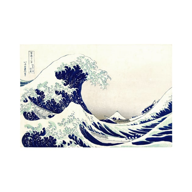 Under The Wave Off Kanagawa, Katsushika Hokusai 1829–1833 by rocketshipretro