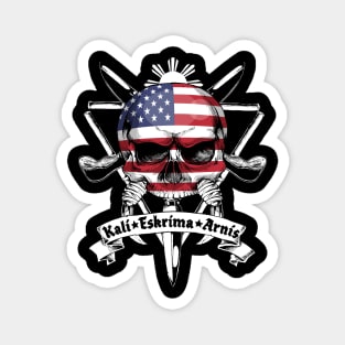 USA Eskrima Kali Arnis Logo Magnet
