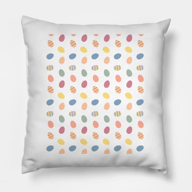 Easter Egg Overload Pillow by JakeRhodes