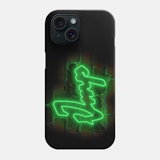 Hillman Imp classic car badge neon Phone Case