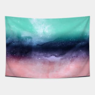 Modern watercolor abstract paint Tapestry