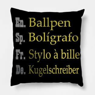 Ballpen Translation Pillow