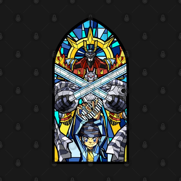 Digistained Glass Kouji by NightGlimmer