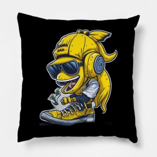 Banana hip hop Pillow