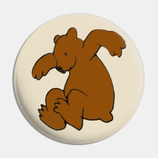 Brown bear roaming around Pin