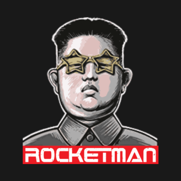 Disover The Rocket Man Biggest Loser Distressed - Rocket Man Kim Jong Un - T-Shirt
