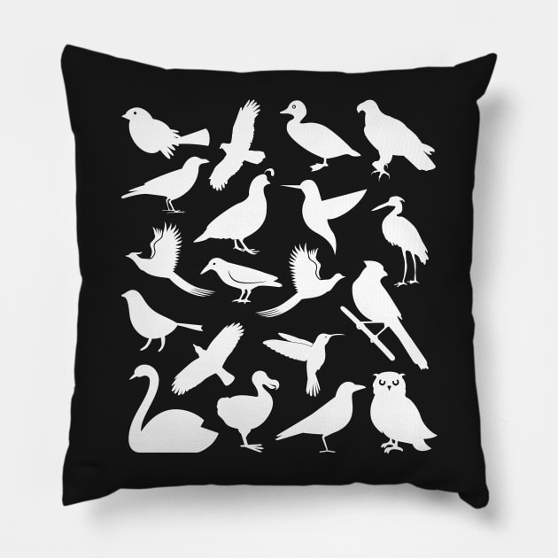 Birding Design | Bird Watching Pillow by MeatMan