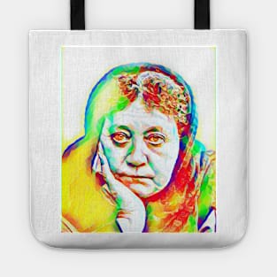 Helena Blavatsky Colourful Portrait | Helena Blavatsky Artwork 11 Tote