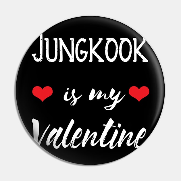 BTS Jungkook KPOP Is My Valentine Pin by familycuteycom