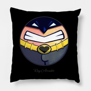 Mr. H3ro's Black Heart II Pillow