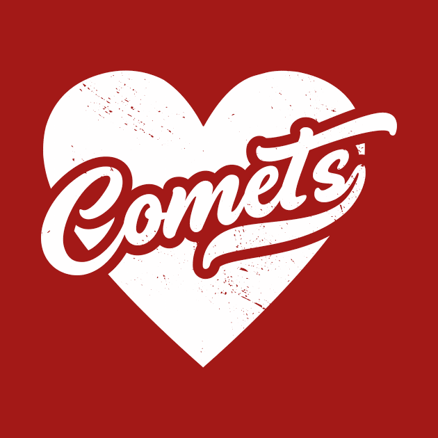 Vintage Comets School Spirit // High School Football Mascot // Go Comets by SLAG_Creative