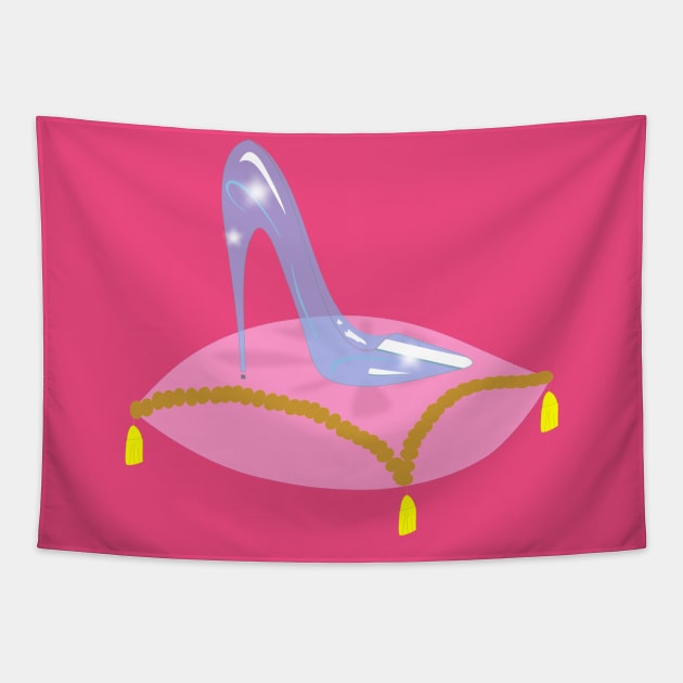 Cristal Shoe Tapestry by MichelMM