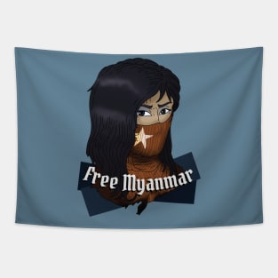 Free Myanmar. Tapestry