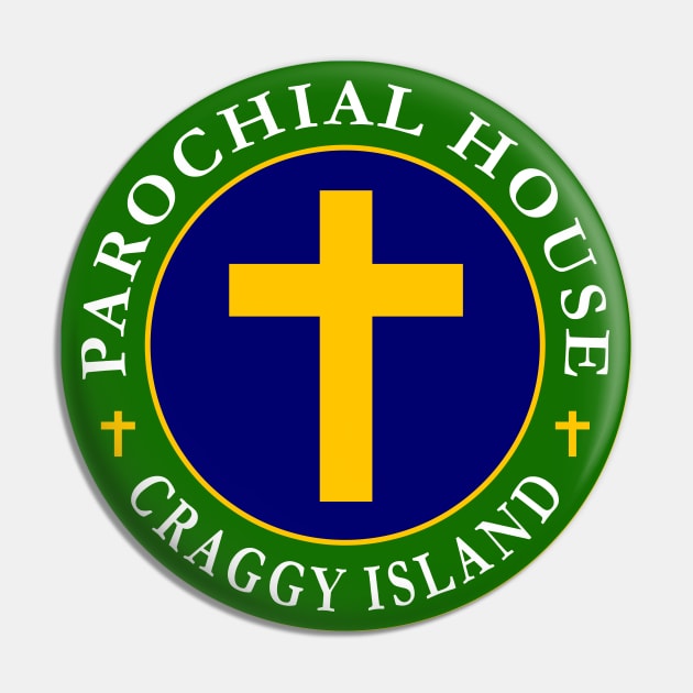 Craggy Island Parochial House Pin by Lyvershop