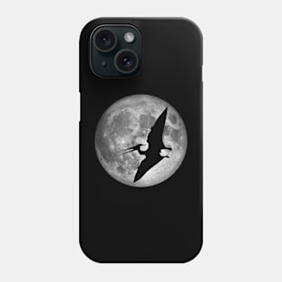 Pterodactyl On The Moon Phone Case