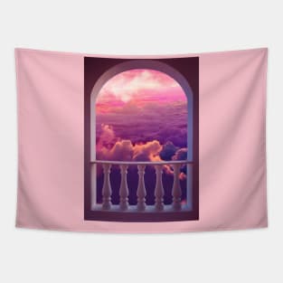 Pastel Clouds Tapestry