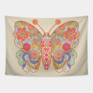 Groovy Hippie Butterfly Tapestry