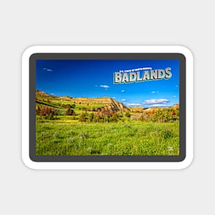 North Dakota Badlands Magnet