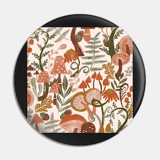 Avery earth tones woodland toadstools Pin