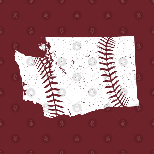 State of Washington Baseball Seams by Skycrane