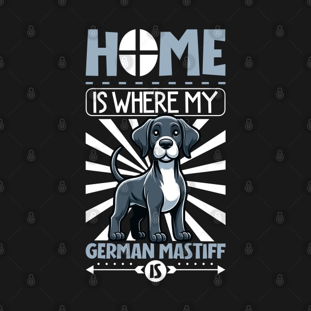 Home is with my Great Dane by Modern Medieval Design