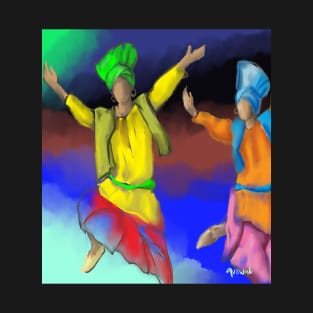 Bhangra dancers T-Shirt