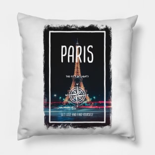 Paris, France, the city of lights Pillow