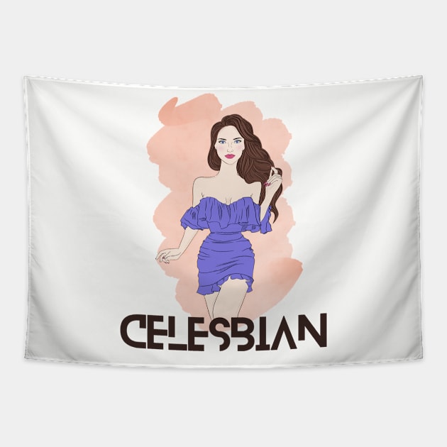 I am a celesbian! Tapestry by ZigyWigy