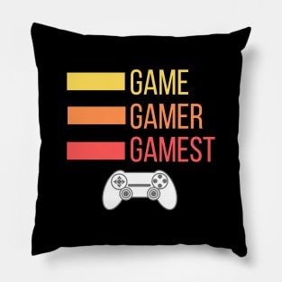 Gamer Nutrition Facts Pillow