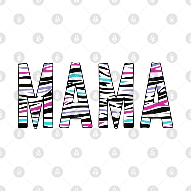 Mama Print Tee - Tee for moms, mamas, momlife by LittleMissy