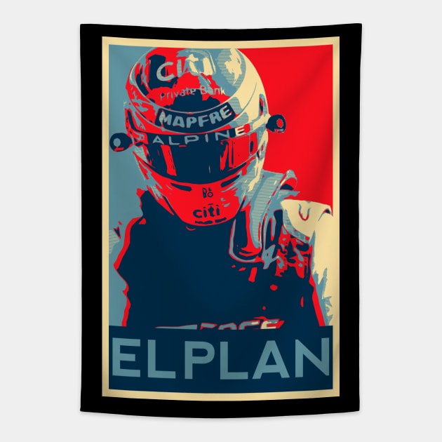 Fernando Alonso El Plan Tapestry by Mrmera