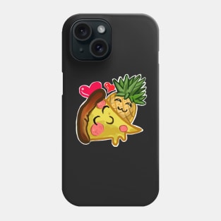 pineapple pizza love emote Phone Case