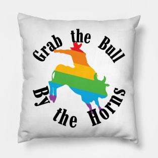 Grab the Bull Pillow