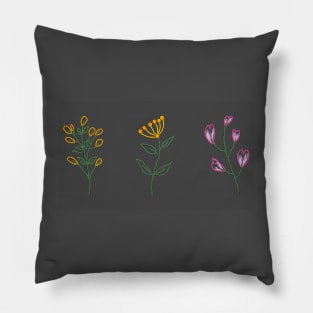 Aesthetic flower Pillow