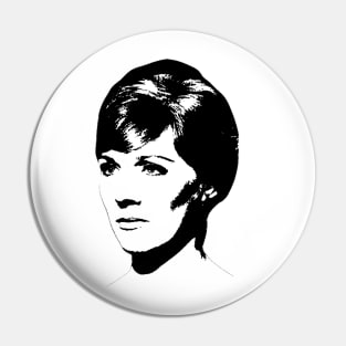 Julie Andrews Darling Lili Outline Pin